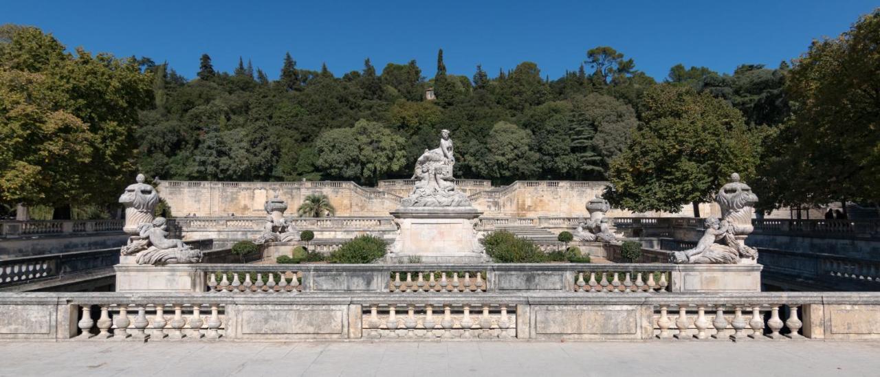 "Le Paisible" Clim Et Jardin En Centre Ville Nimes Luaran gambar